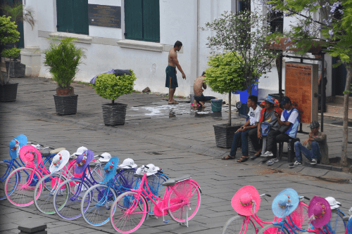 Jakarta Oma Fiez Radfahren Jakarta Oma Fiez Radfahren