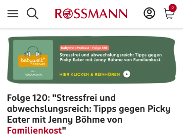 Rossmann Babywelt Podcast mit Jenny Böhme