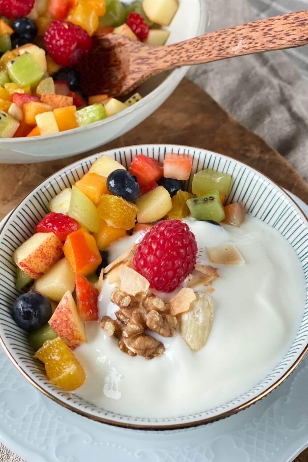 Natur Joghurt mit Obst