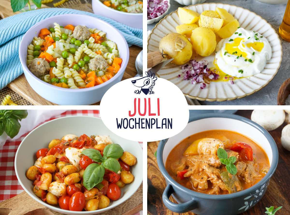 Wochnpläne Monat Juli