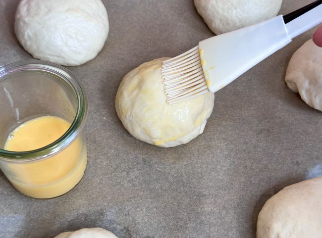 Käsebrötchen Eier-Milch