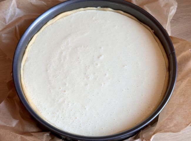 Käsekuchen Mohn Quarkfüllung