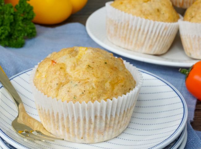 Käsemuffins vegetarisch