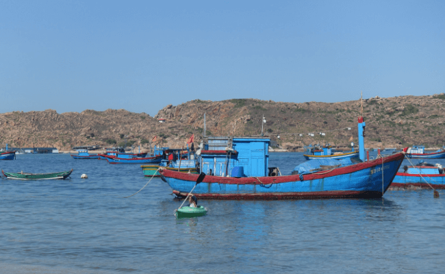 Kajak fahren in Quy Nhon, Vietnam Kajak fahren in Quy Nhon, Vietnam