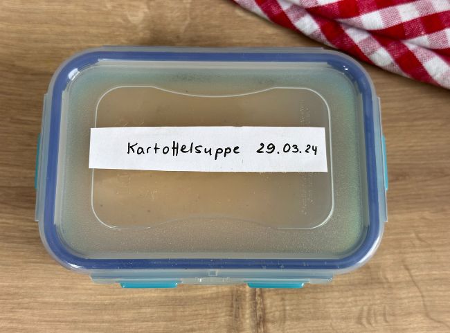 Kann ich Kartoffelsuppe einfrieren?