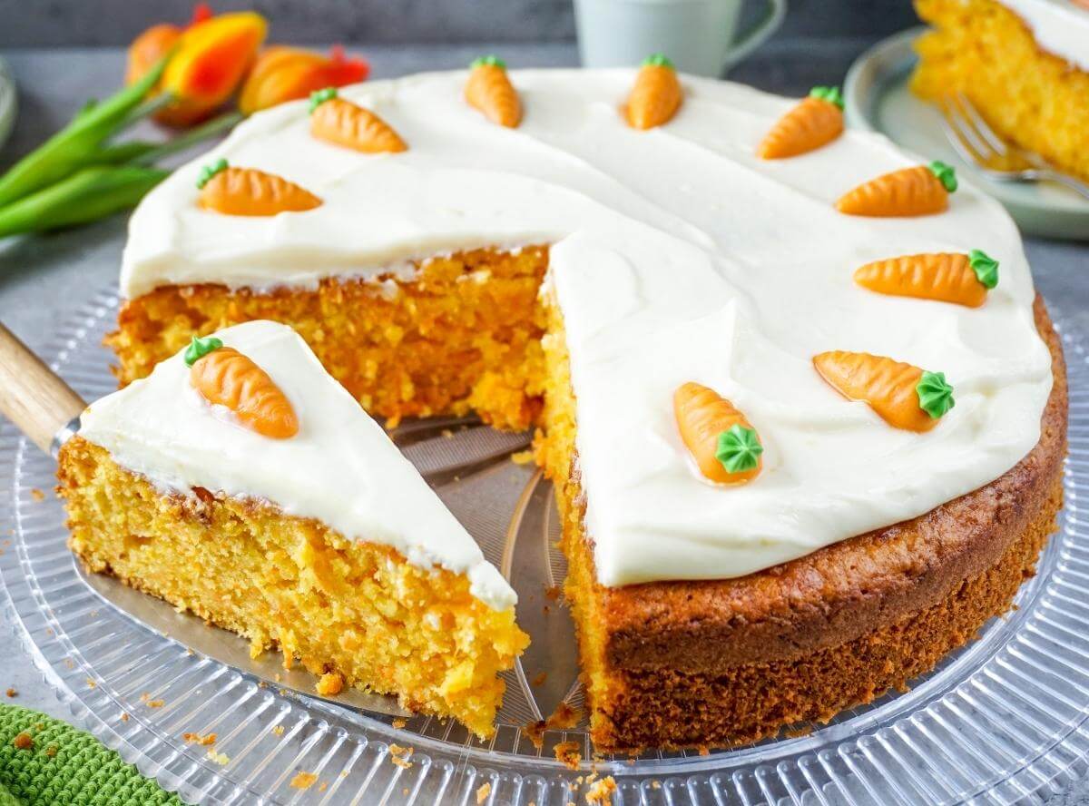 Karottenkuchen mit Frischkäse-Frosting