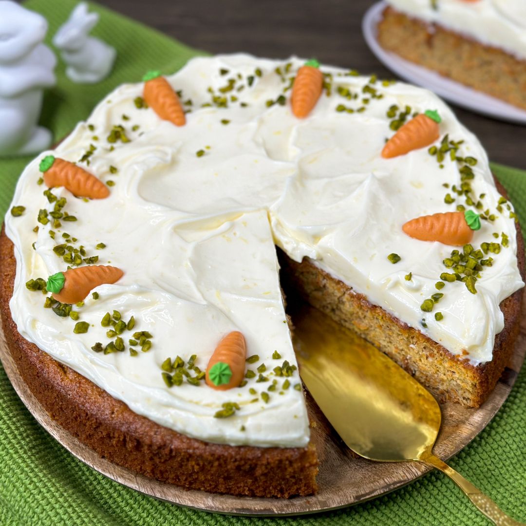 Karottenkuchen Ostern backen Karottenkuchen Ostern backen
