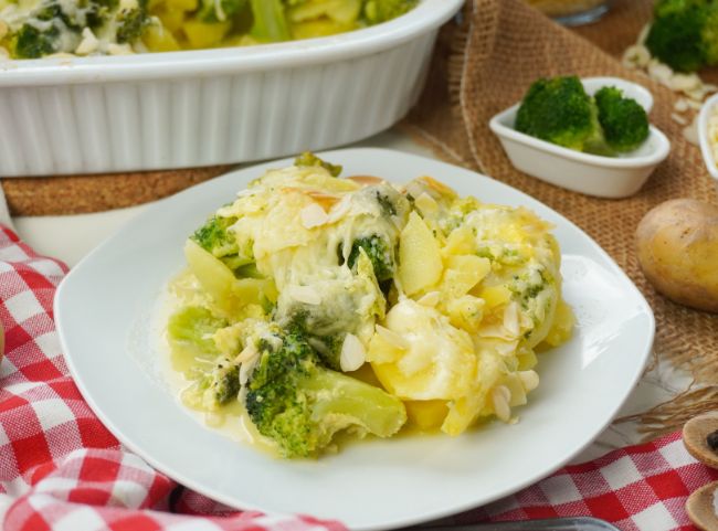 Kartoffel Brokkoli Gratin vegetarisch