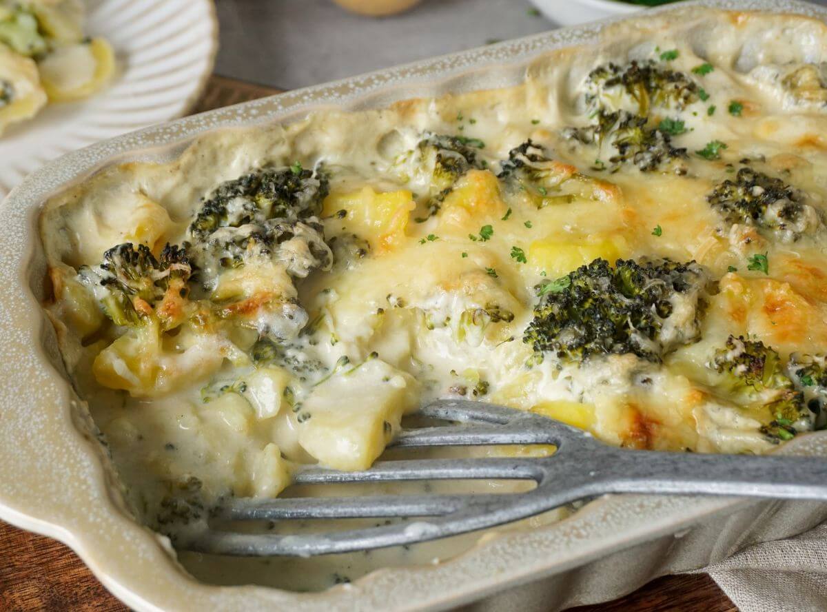 Kartoffel-Brokkoli-Gratin - einfach vegetarisch