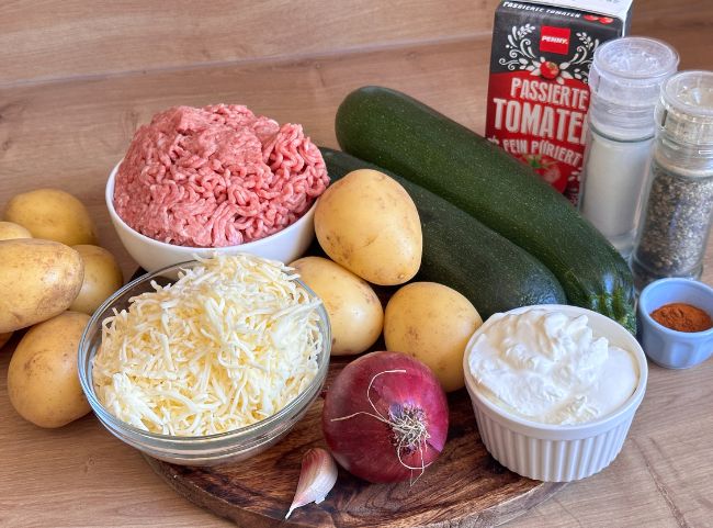 Kartoffel Zucchini Auflauf Zutaten Kartoffel Zucchini Auflauf Zutaten