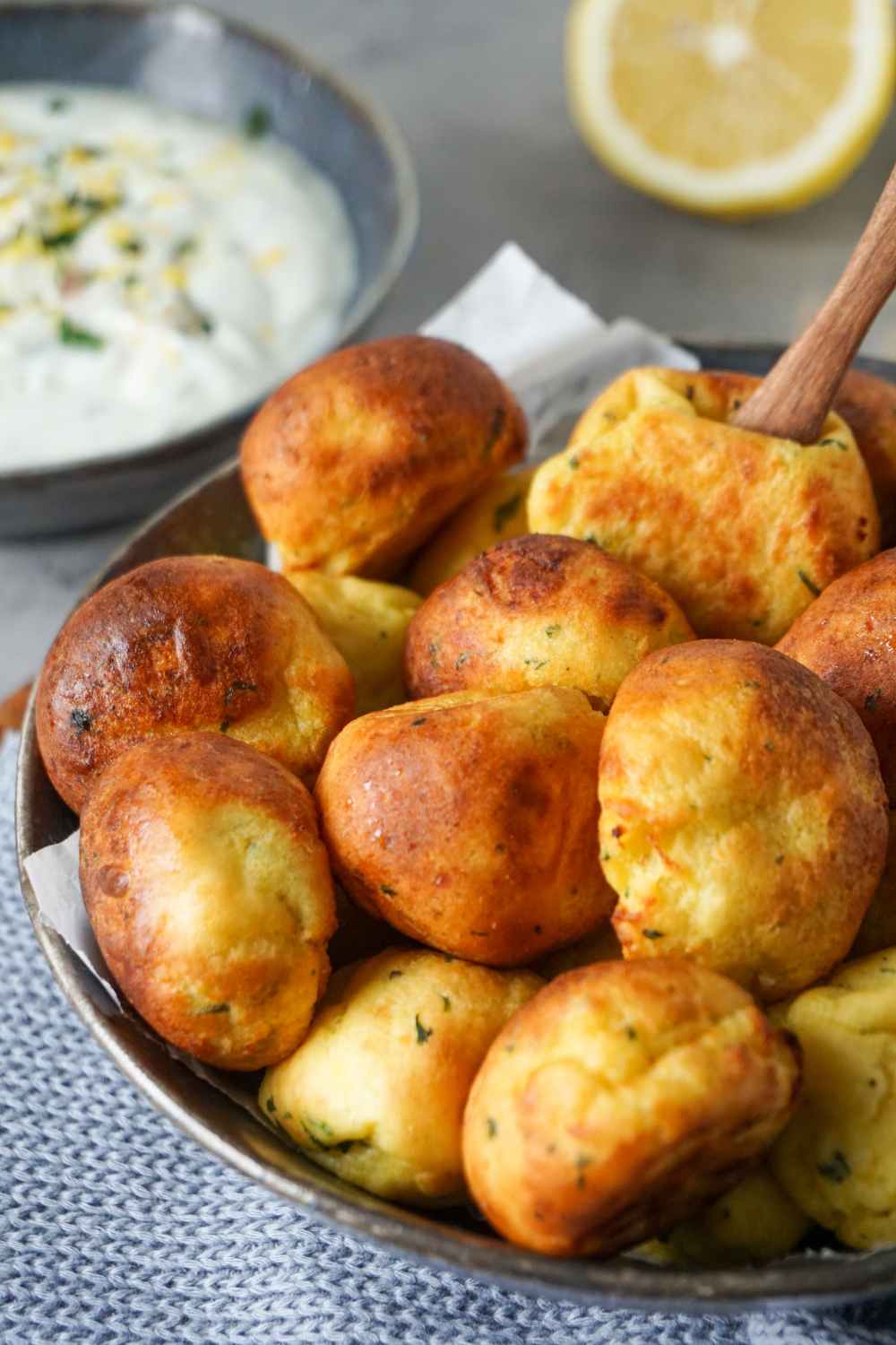 Kartoffelbällchen aus der Heißluftfritteuse