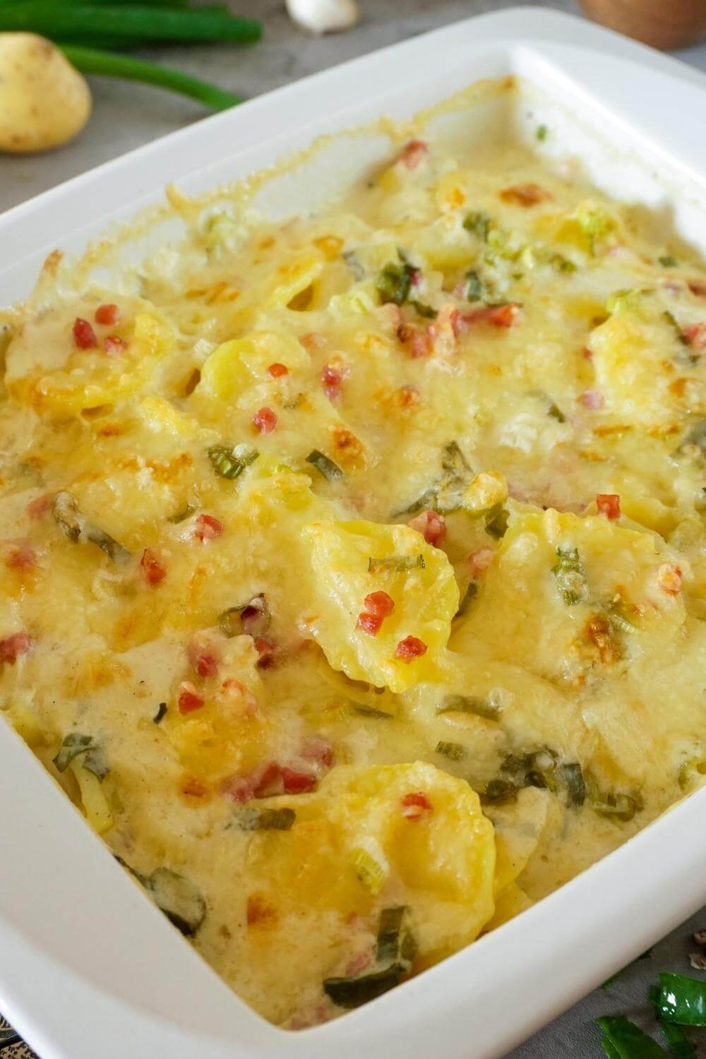 Kartoffelgratin als Hauptgericht