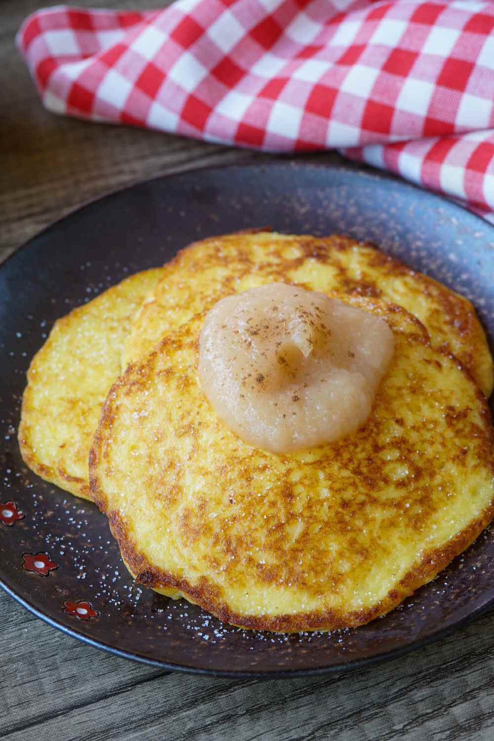 Kartoffelpuffer aus Kloßteig