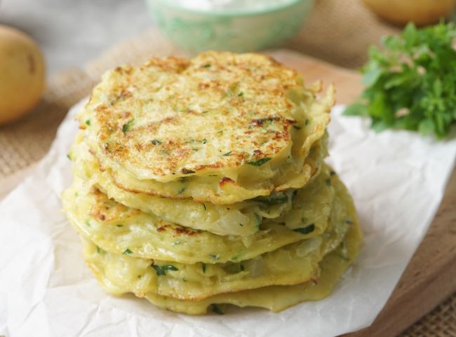 Kartoffelpuffer mit Zucchini