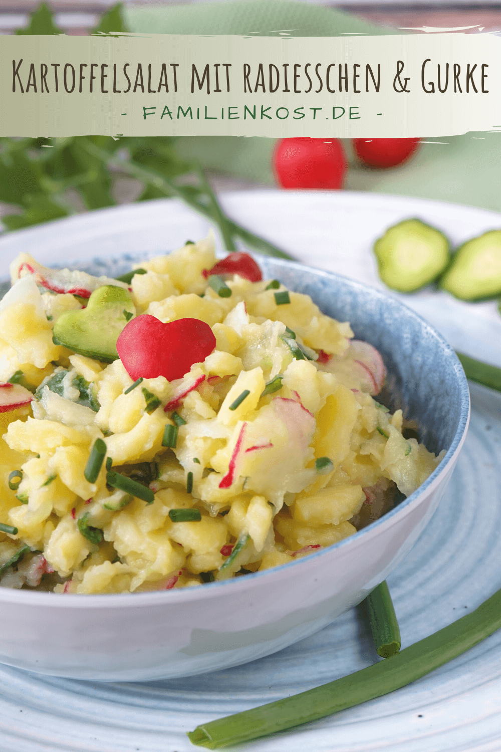 Kartoffelsalat mit Radieschen und Gurke Kartoffelsalat mit Radieschen und Gurke