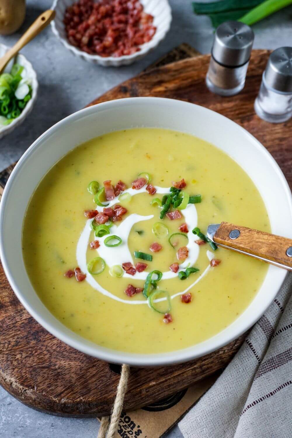 Kartoffelsuppe Elsässer Art Speck Kartoffelsuppe Elsässer Art Speck