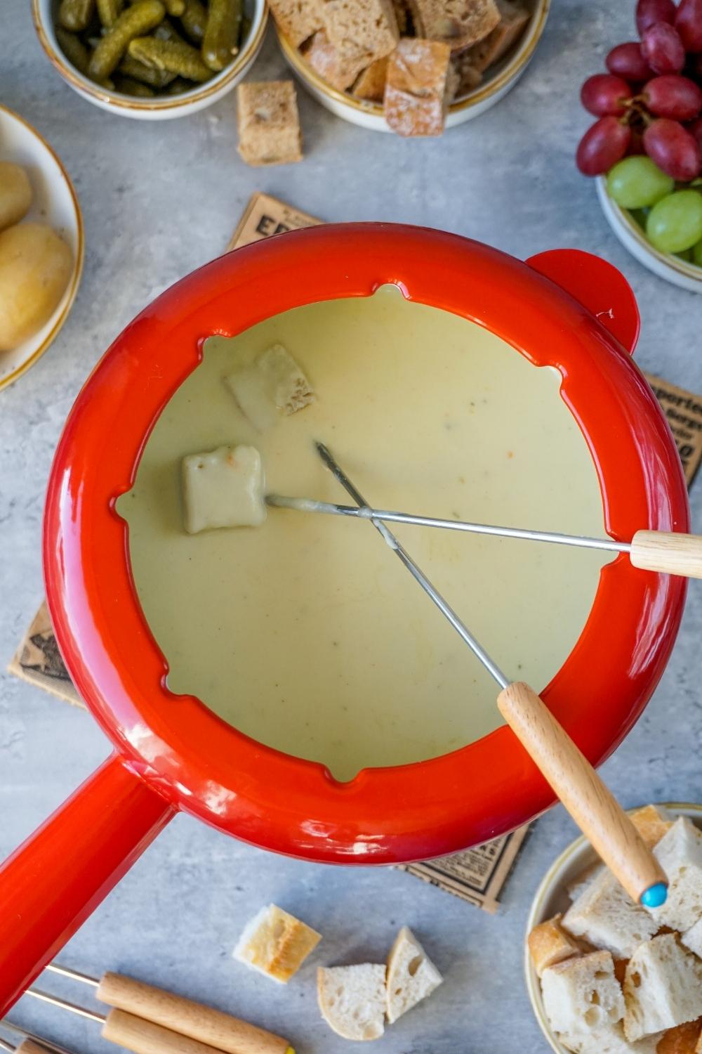 Käsefondue ohne Alkohol Käsefondue ohne Alkohol