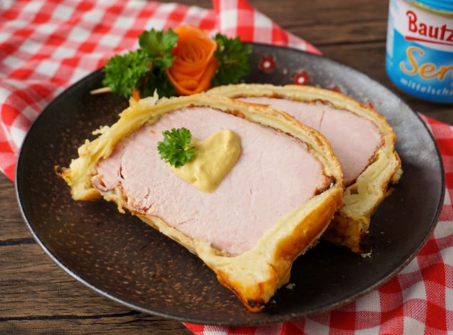 Kassler im Blätterteig Rezept Kassler im Blätterteig Rezept
