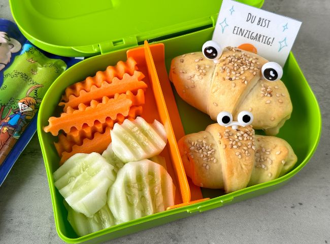 Kinder-Brotdose Würstchen Hörnchen Kinder-Brotdose Würstchen Hörnchen