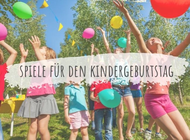 Spiele zum Kindergeburtstag