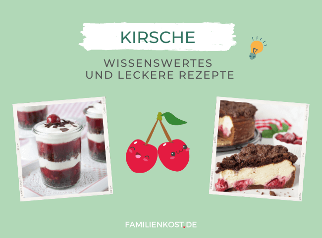 Kirschen - gesunde Nascherei für Kinder