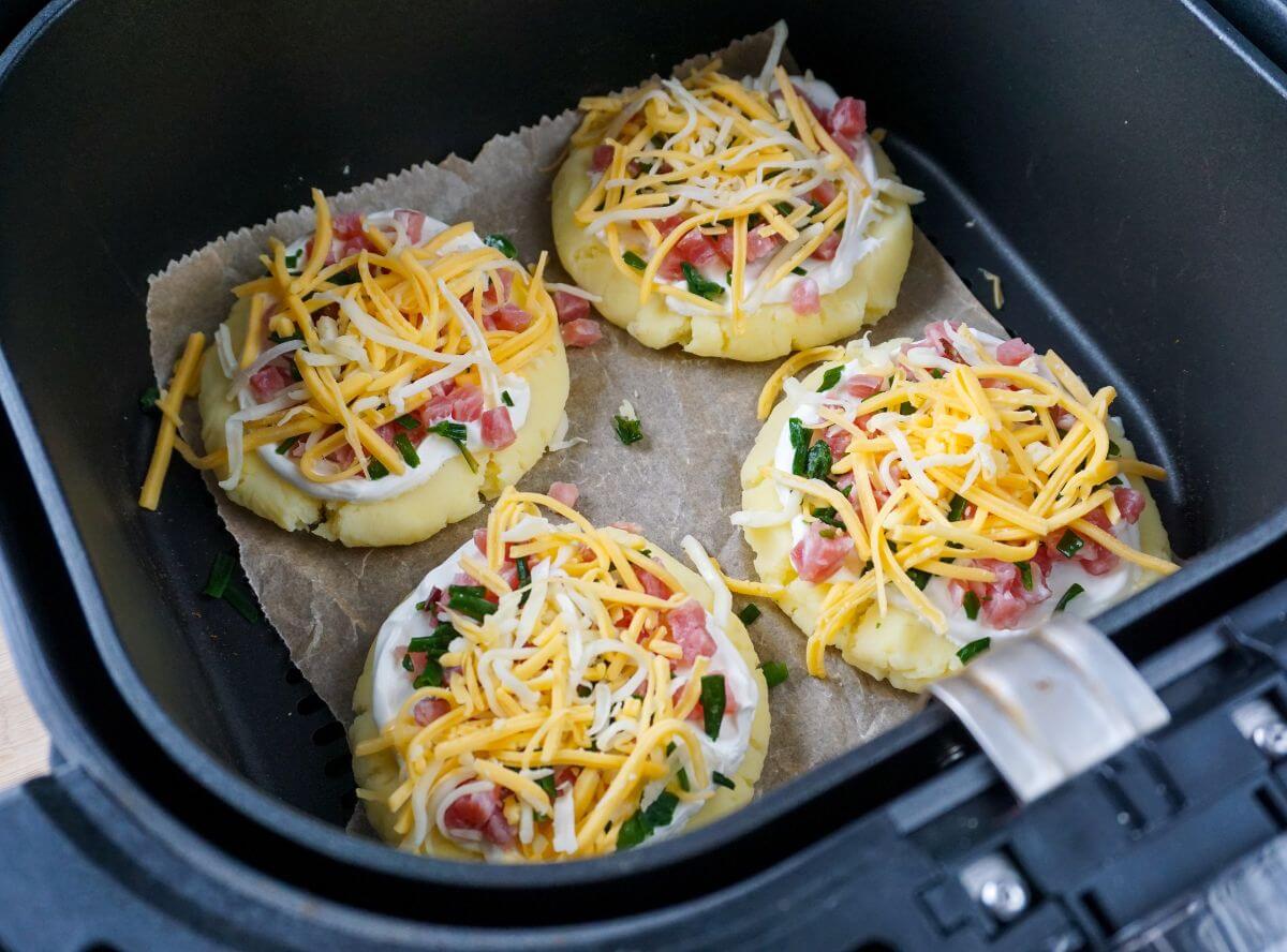 Kloßteig Minipizza Heißluftfritteuse Kloßteig Minipizza Heißluftfritteuse