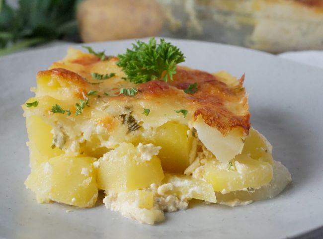 Kohlrabi-Auflauf mit Kartoffeln | Familienkost