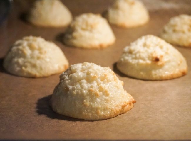 Kokosmakronen mit Milchmädchen backen