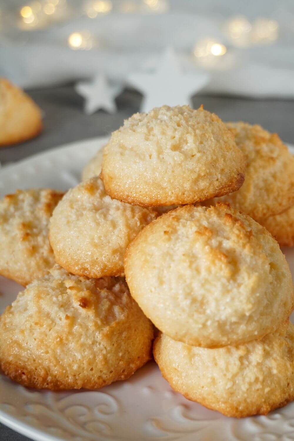 Kokosmakronen mit Milchmädchen