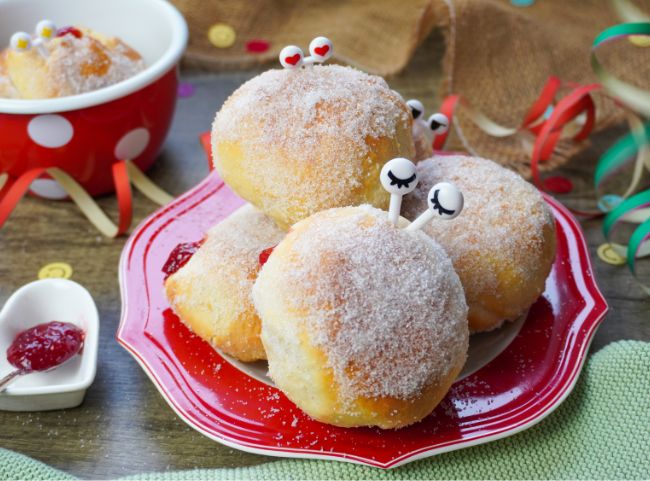 Krapfen aus der Heißluftfritteuse