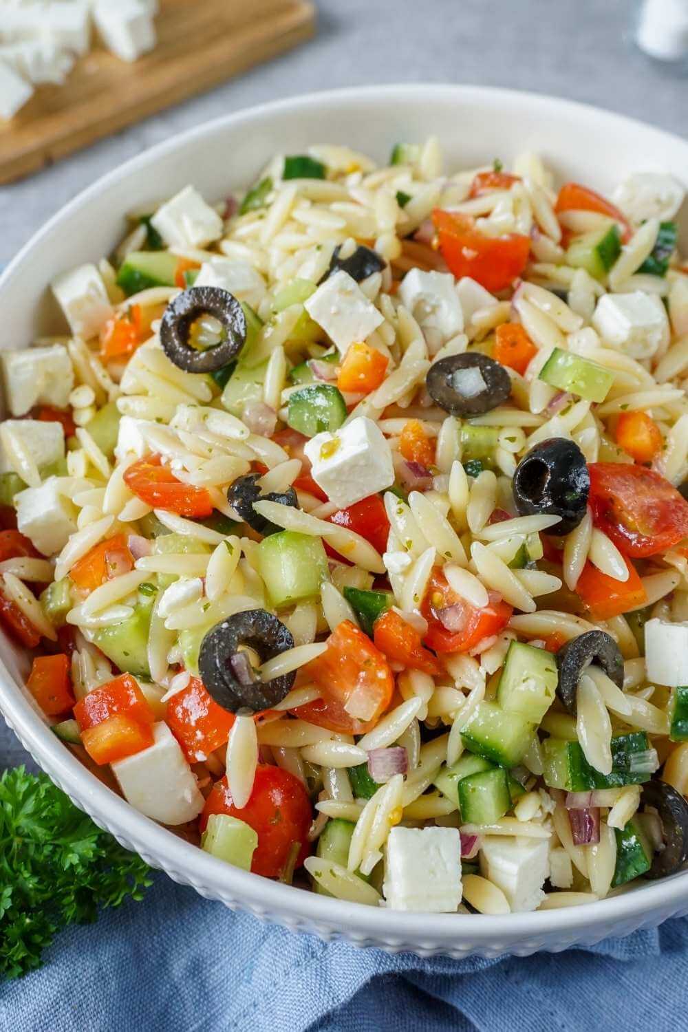 Kritharaki-Salat: Mein schneller Rezept-Hit nach griechischer Art! Kritharaki-Salat: Mein schneller Rezept-Hit nach griechischer Art!
