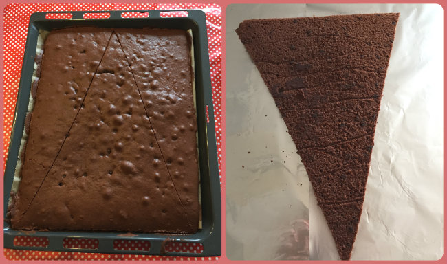 Kuchen in Form einer Schultüte backen Kuchen in Form einer Schultüte backen