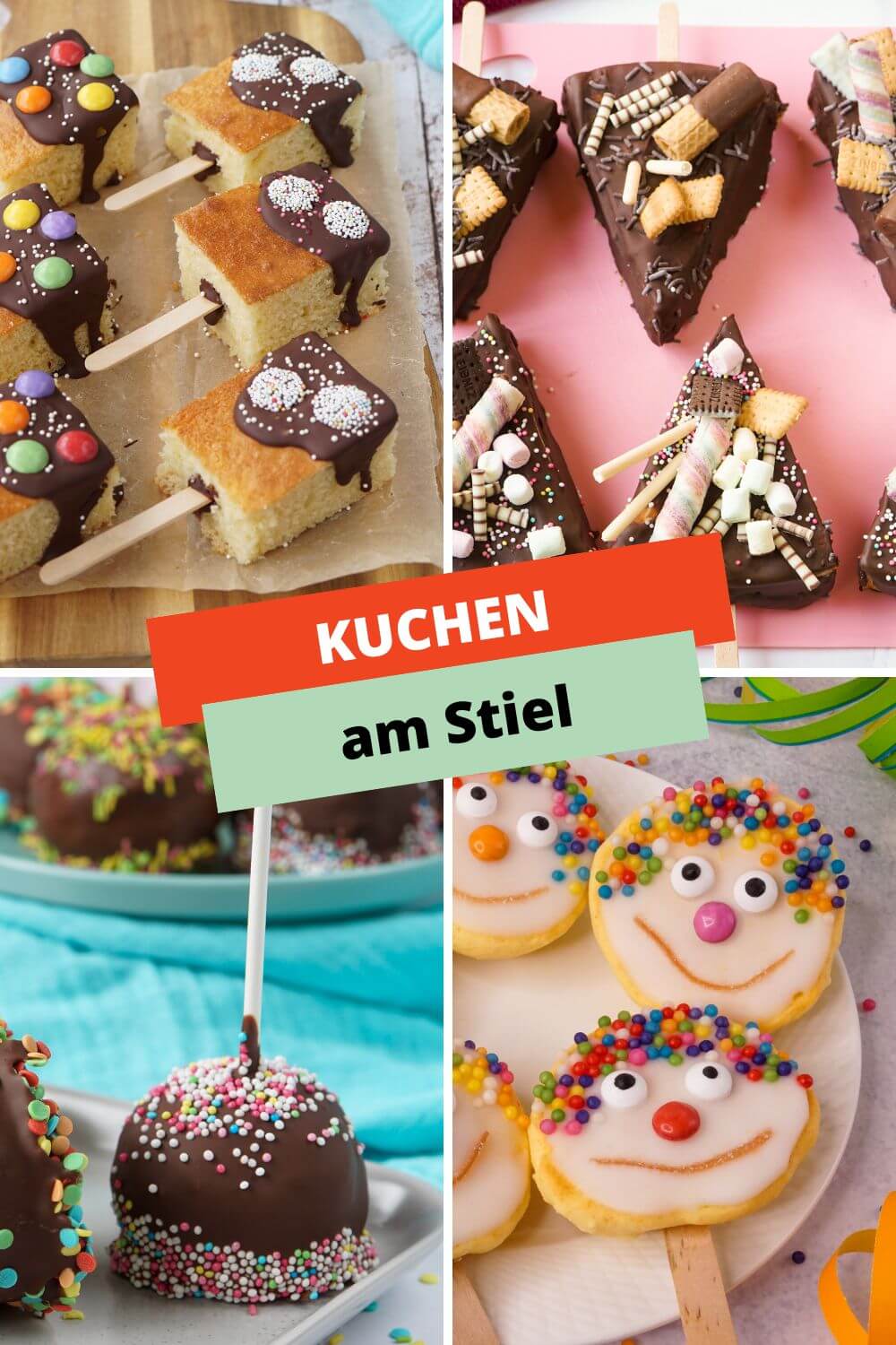 Kuchen am Stiel - 5 einfache Rezepte & Ideen