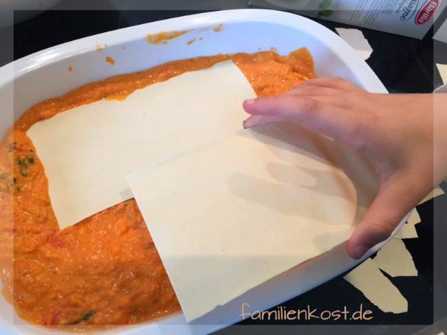 Vegetarische Kürbislasagne selber machen Vegetarische Kürbislasagne selber machen