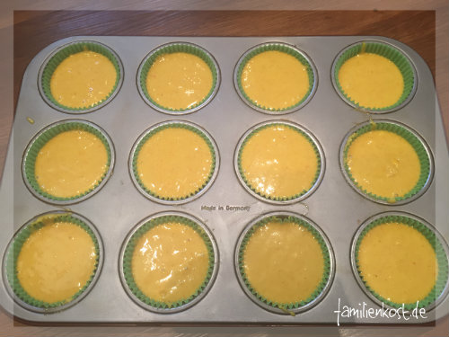 Kürbis Muffins Teig für Halloween Kürbis Muffins Teig für Halloween