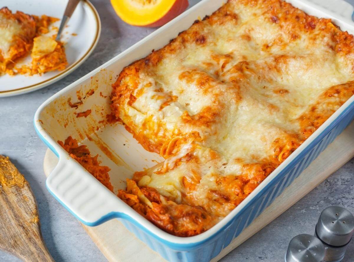Kürbislasagne – ein vegetarischer Familien-Hit