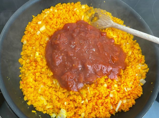 Kürbislasagne vegetarisch mit Tomaten