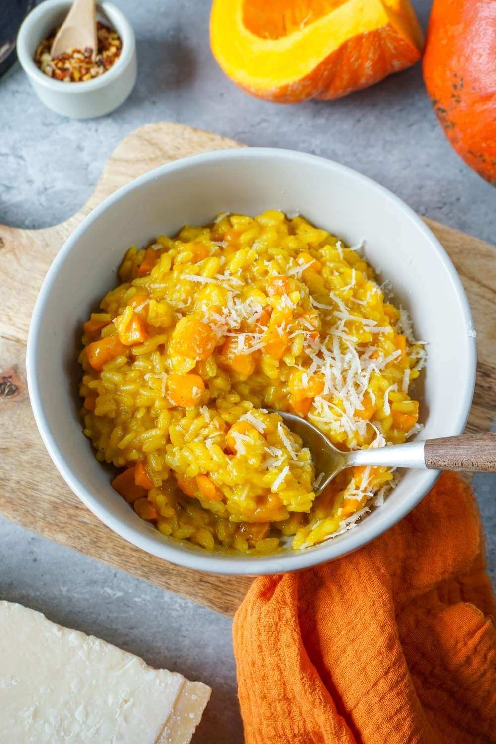 Kürbisrisotto - ganz einfach & cremig Kürbisrisotto - ganz einfach & cremig