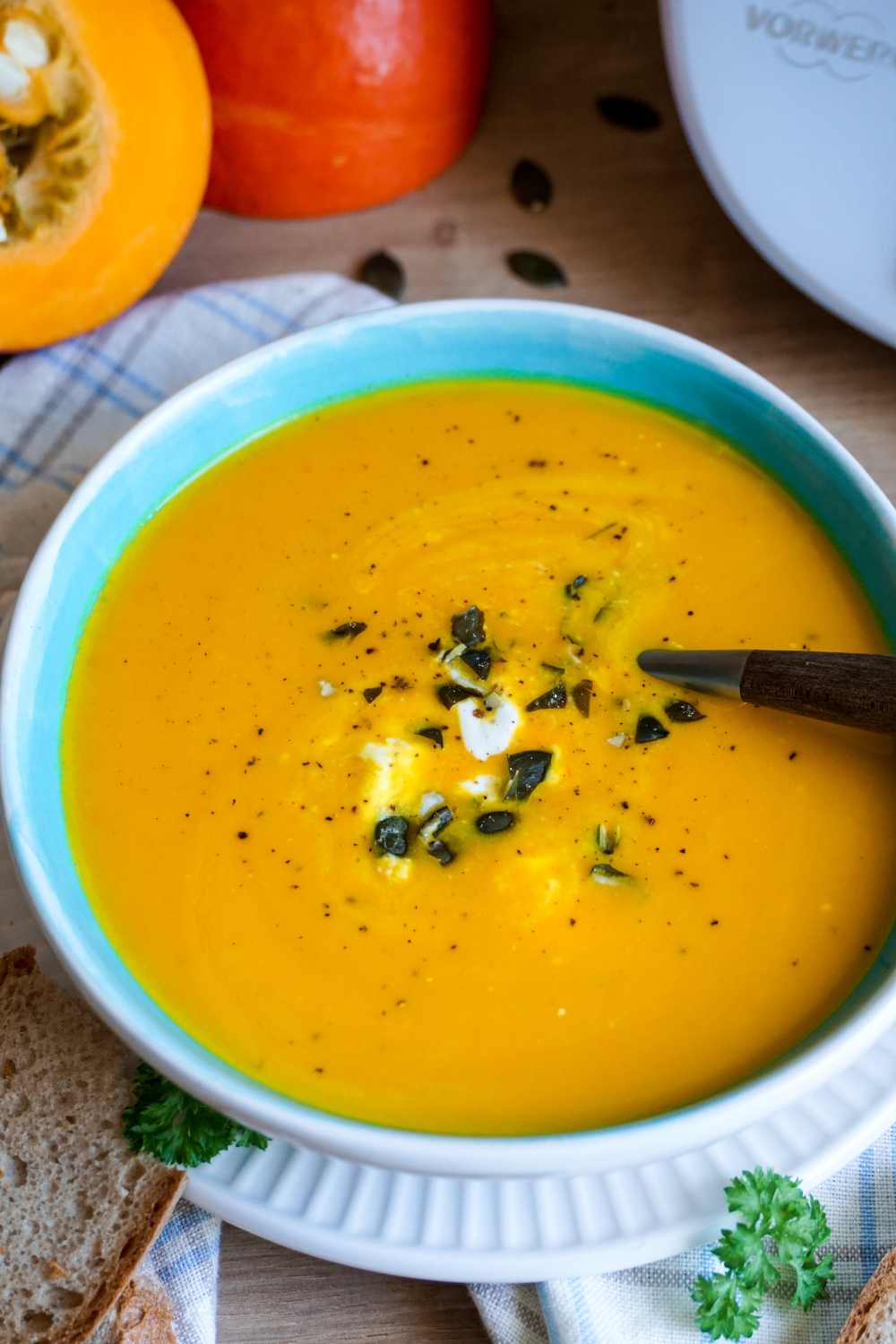 Kürbissuppe Thermomix Rezept Kürbissuppe Thermomix Rezept