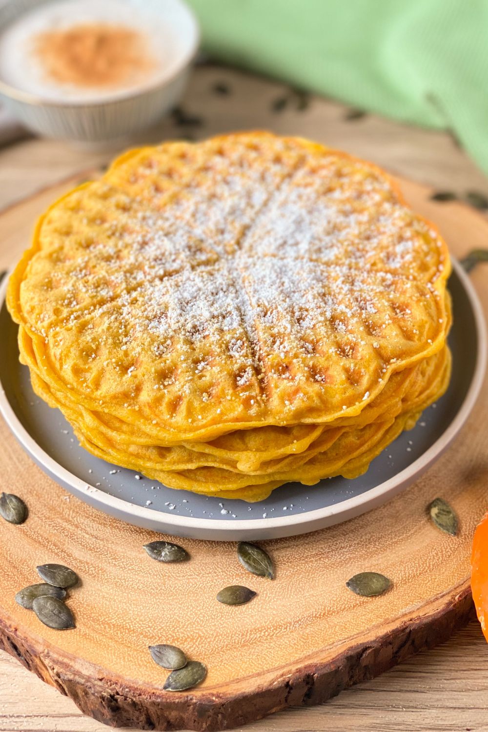 Kürbiswaffeln Kürbiswaffeln