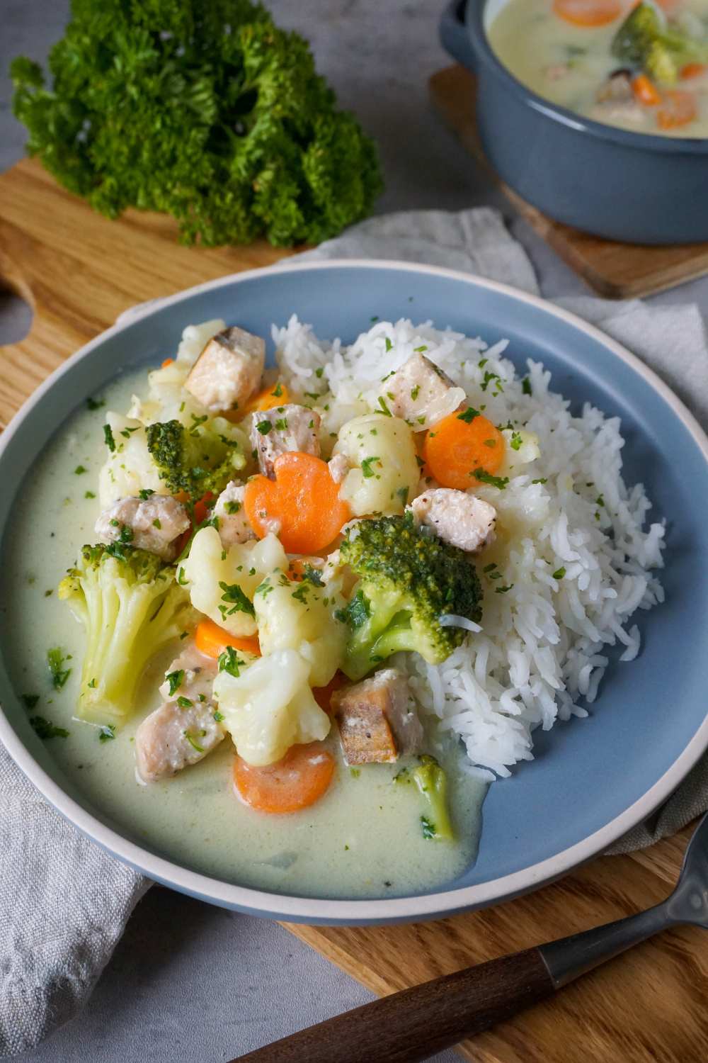 Lachs Frikassee Rezept