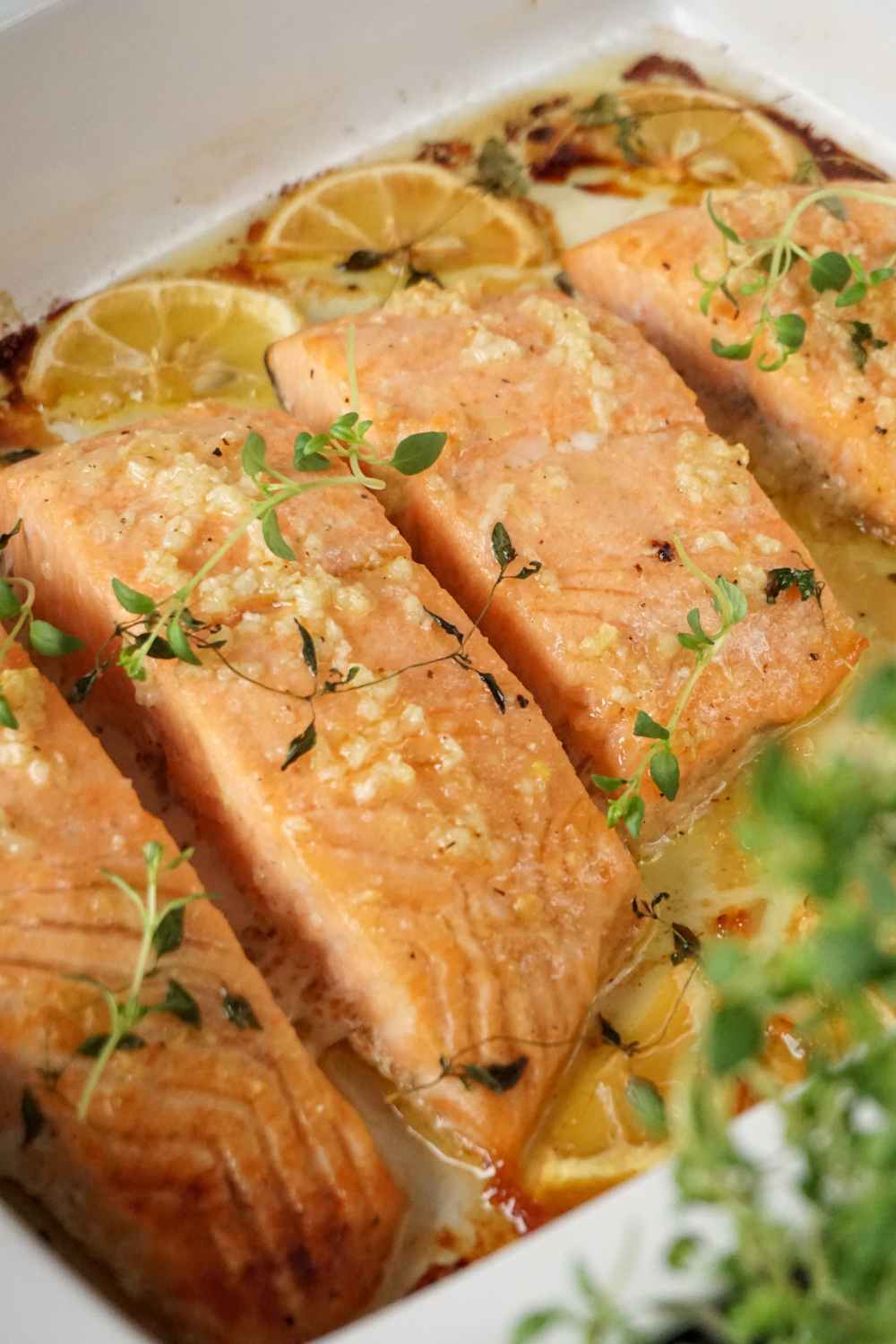 Lachs im Ofen garen