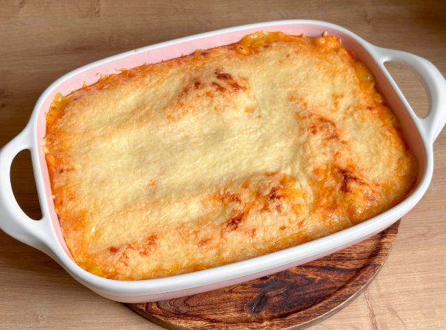 Lachs Spinat Lasagne einfach