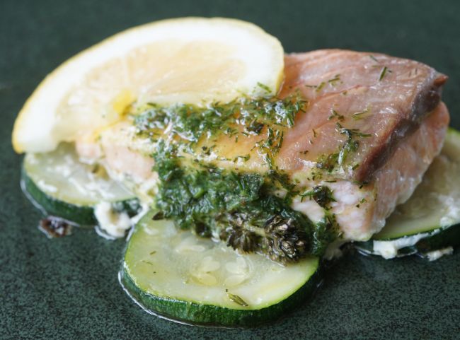 Lachs vom Grill