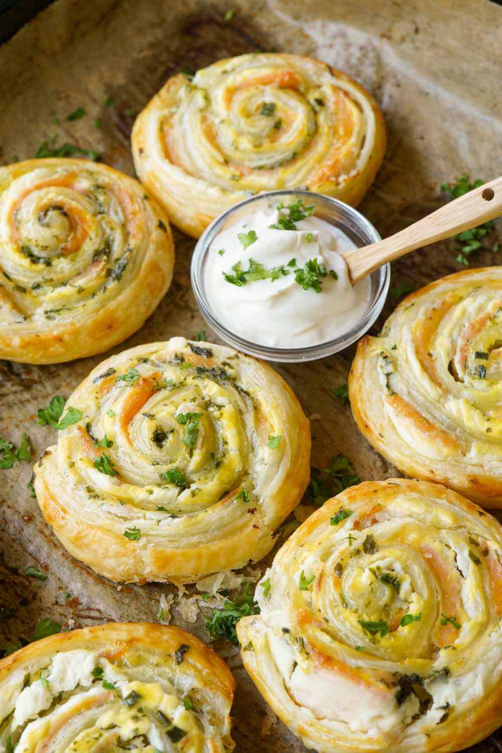 Lachs Schnecken Lachs Schnecken