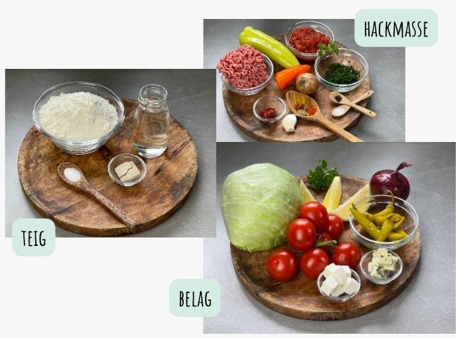 Lahmacun Zutaten Lahmacun Zutaten
