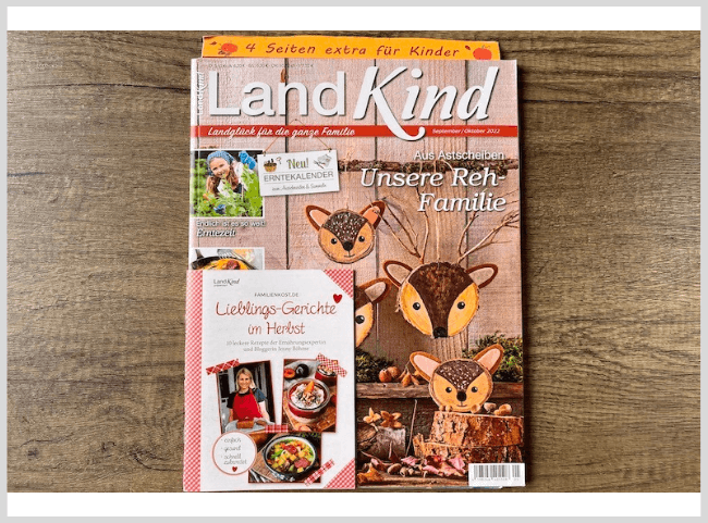 Mein Rezept-Booklet im LandKind Magazin