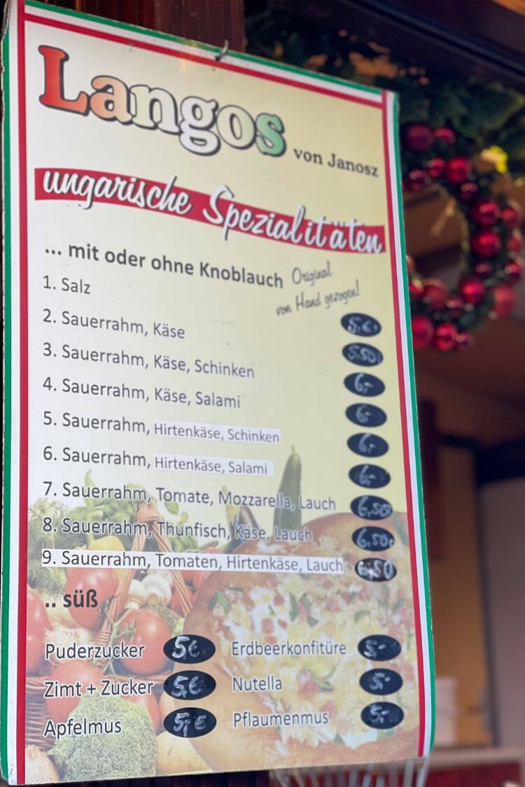 Langos Belag Langos Belag