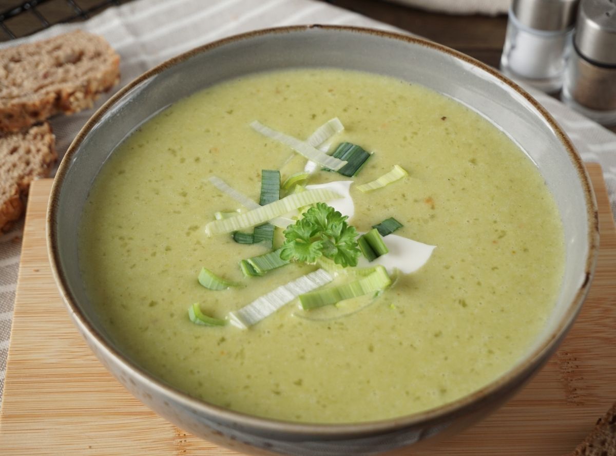 Lauchcremesuppe – vegetarisch, einfach & schnell