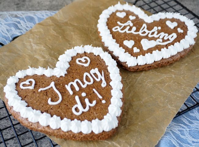 Lebkuchenherzen selber machen